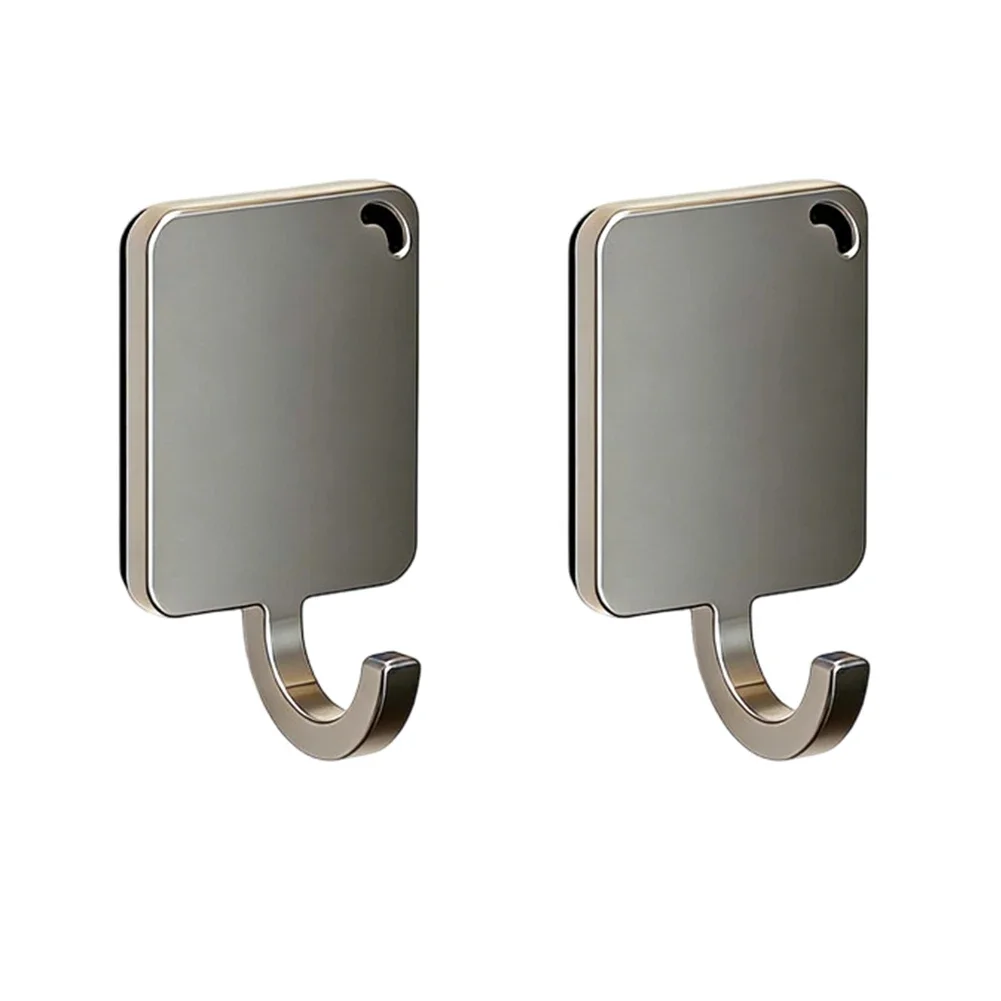 Compact Magnetic Hooks For Refrigerator Doors And Metal Shelves Sturdy Metal Construction Hooks For Daily Organizational Needs