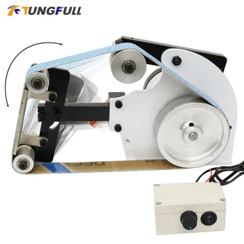 700W Mini DIY Belt Sander Grinding Polishing Machine 660x25mm Sand Belts Abrasive Belts Grinder Knife Sharpener Tools