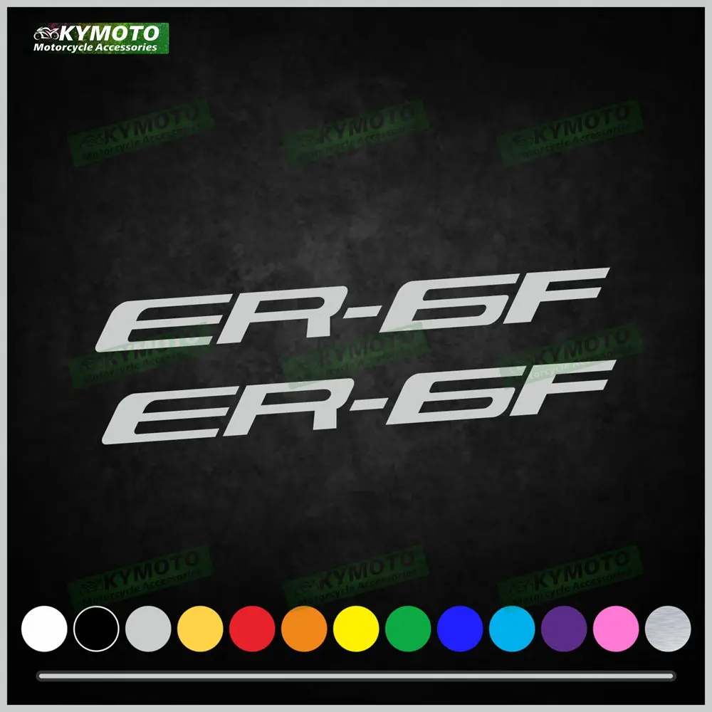 

For ER-6F ER6F motorcycle accessories decals fairing decoration helmet fuel tank engine logo reflective waterproof sticker