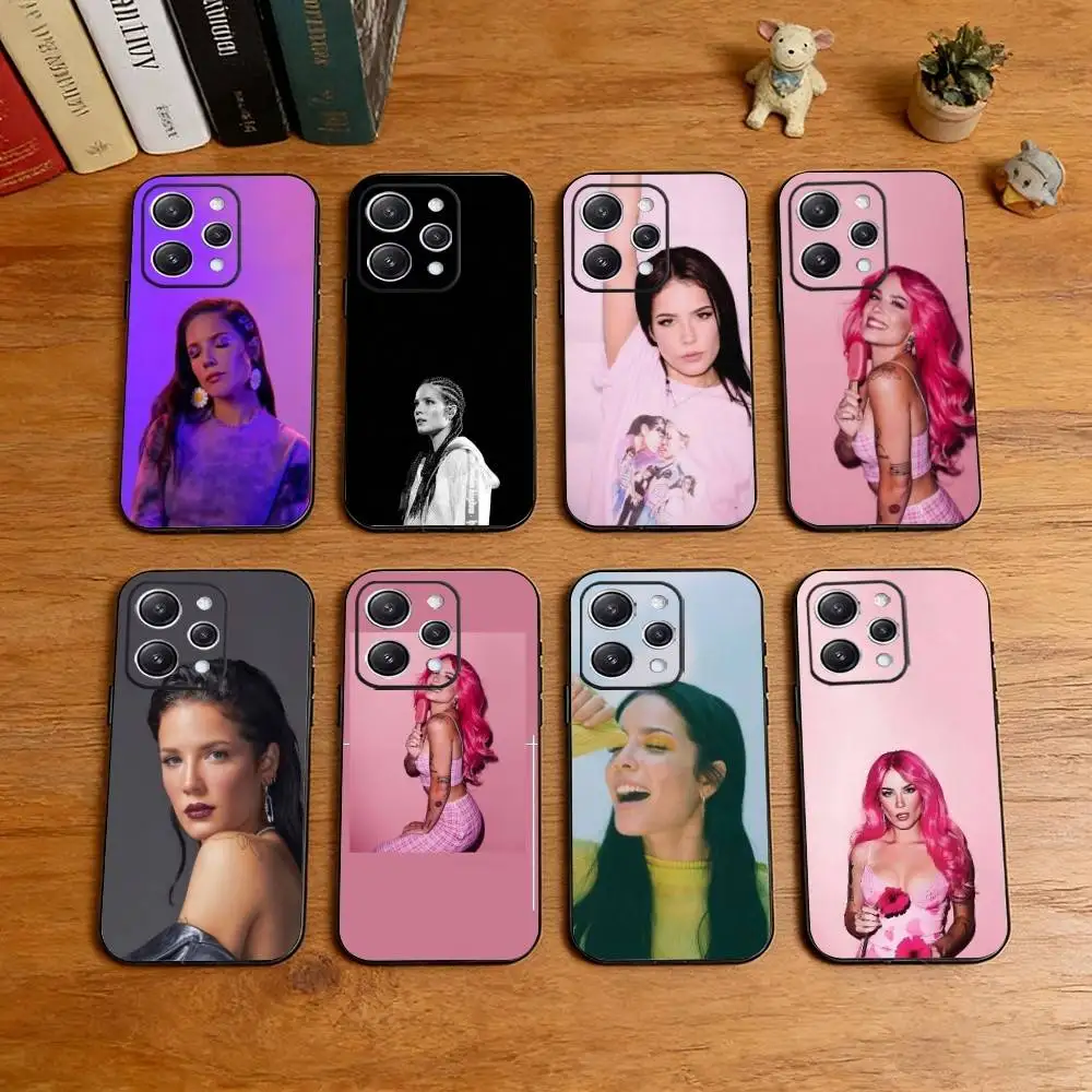 

Singer H-Halsey Phone Case For iPhone 17, 16,15,14,13,12,11 Plus,Pro Max, Others Soft Black Cover