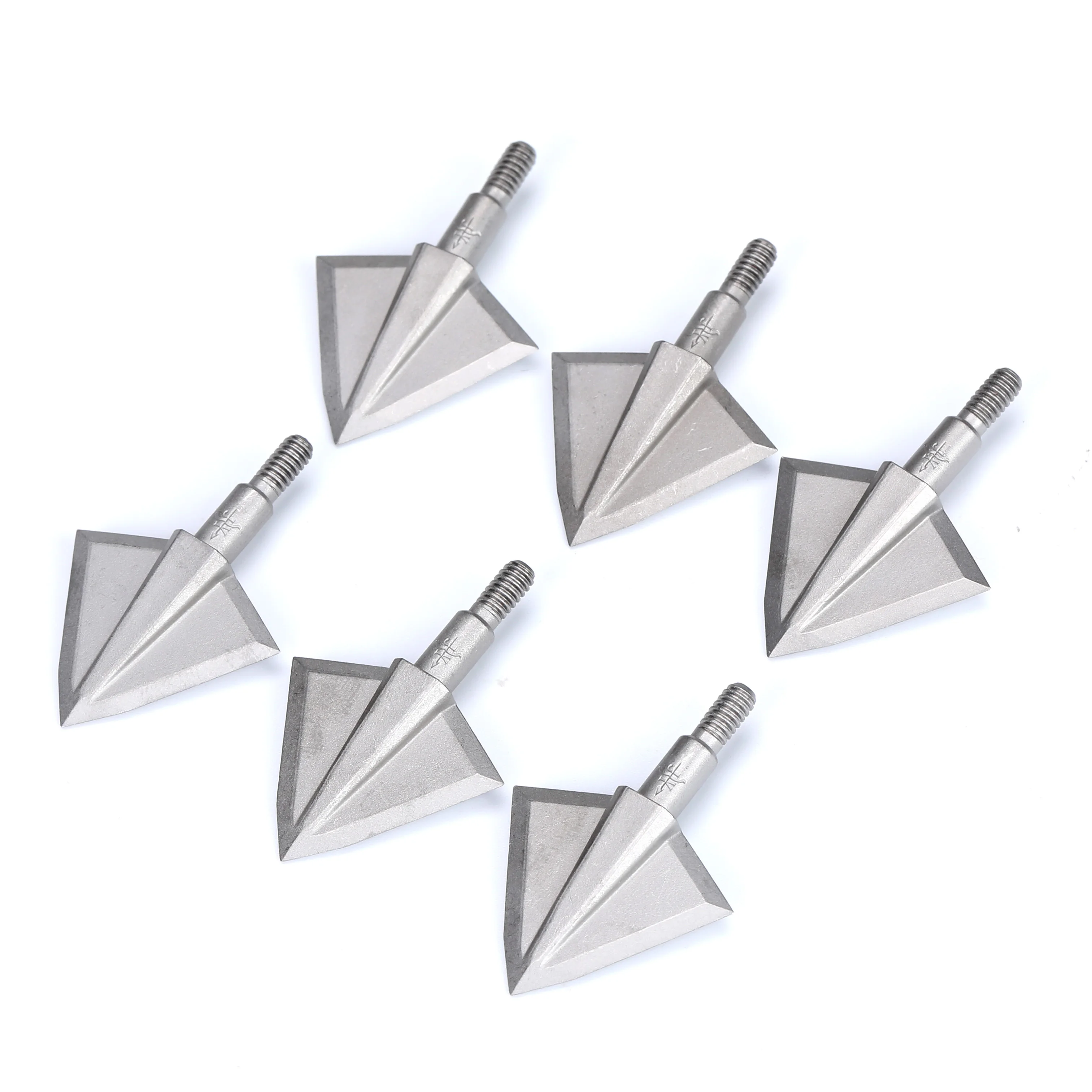 3/6/12pcs 125/150grain Fixed 2 Blades Broadhead Arrowhead Solid For Archery Outdoor Hunting Accessories