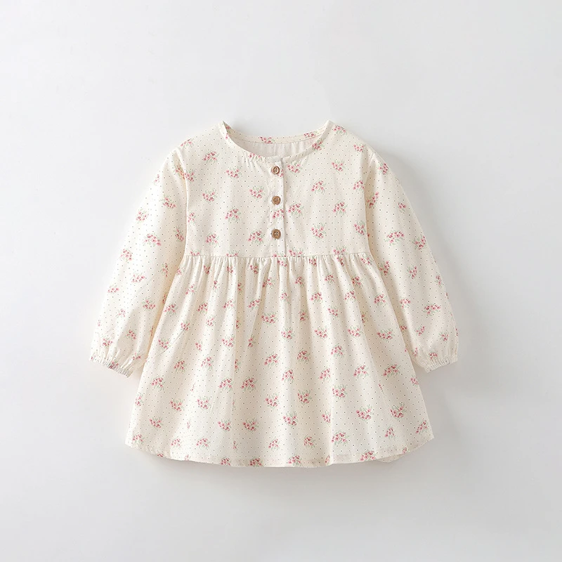 

3-9T spring autumn children kids girls fashon cute cotton dress
