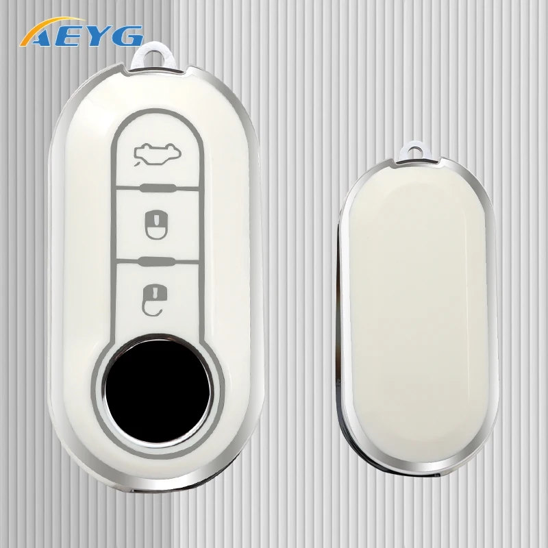 Car Smart Key Case Cover Shell per FIAT 500 Ducato Panda Punto 500L Lancia Musa per Citroen Jumper per Peugeot Boxer accessori