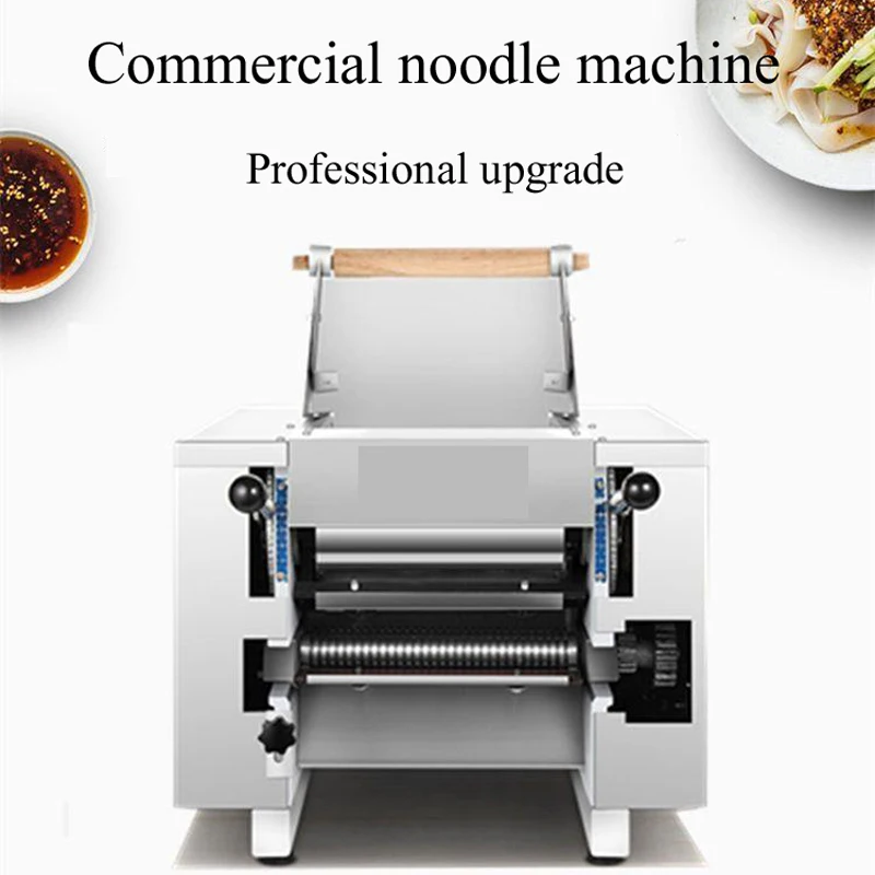 PBOBP Electric Pasta Maker Automatic Noodle Machine Fresh Pasta Dough Roller Stainless Steel Kitchenaid Knife Making