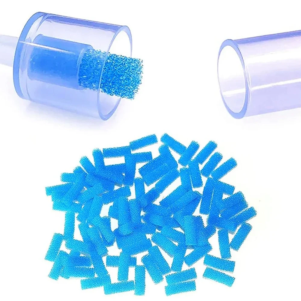 100Pcs/1Sheet Baby Mouth Suction Nose Baby Cleaning Snot Anti-ride Nose Nasal Aspirator Sponge Filters Kid Dropper Accessories