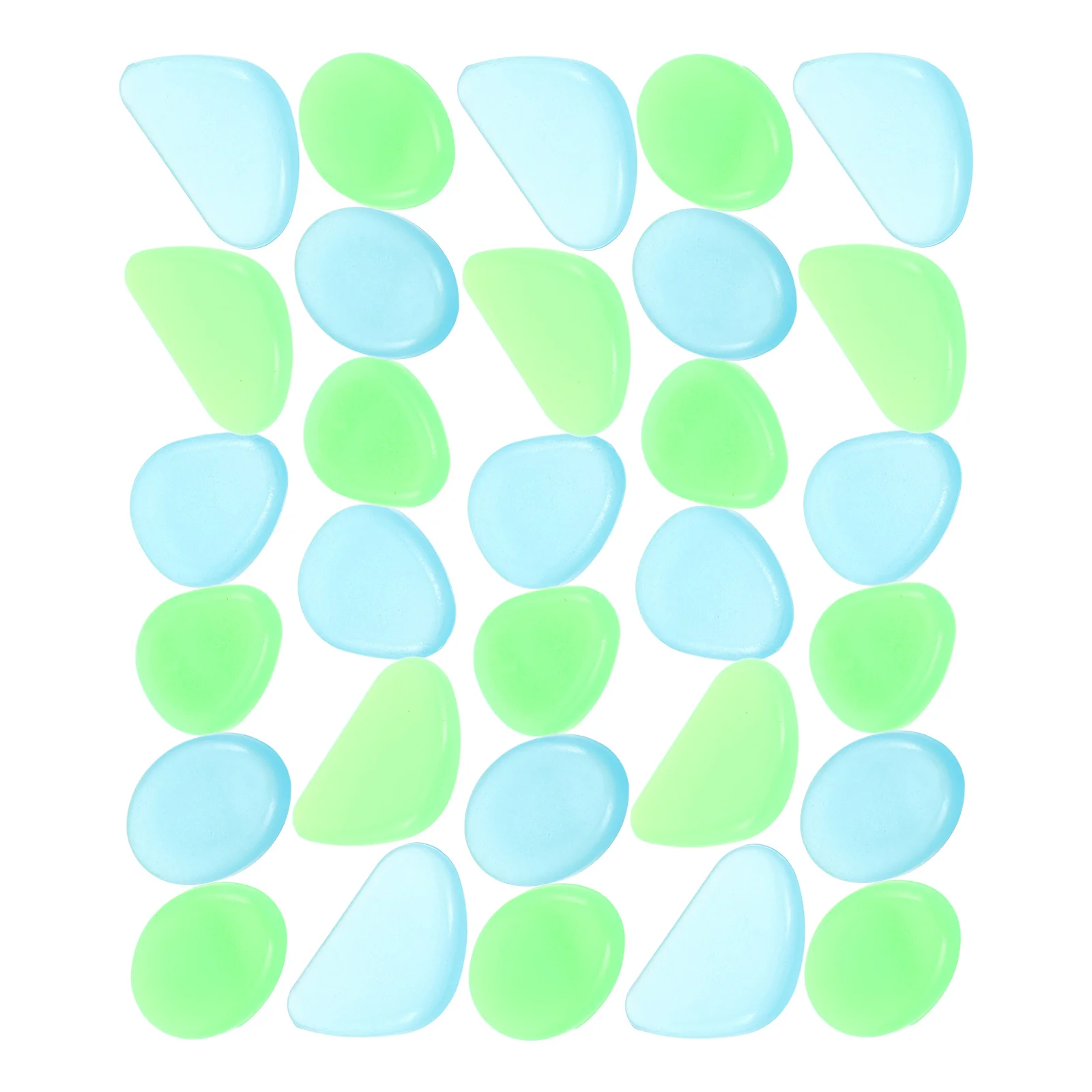 

100Pcs Night Glow Stones Glowing Pebbles for Aquarium Fish Tank Decor Water-Resistant Long-Lasting Luminous Glowing Pebbles