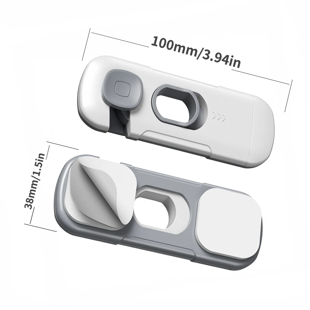 Child safety lock multifunctional refrigerator door lock anti-pinch protection baby anti-pinch drawer door lock safety buckle