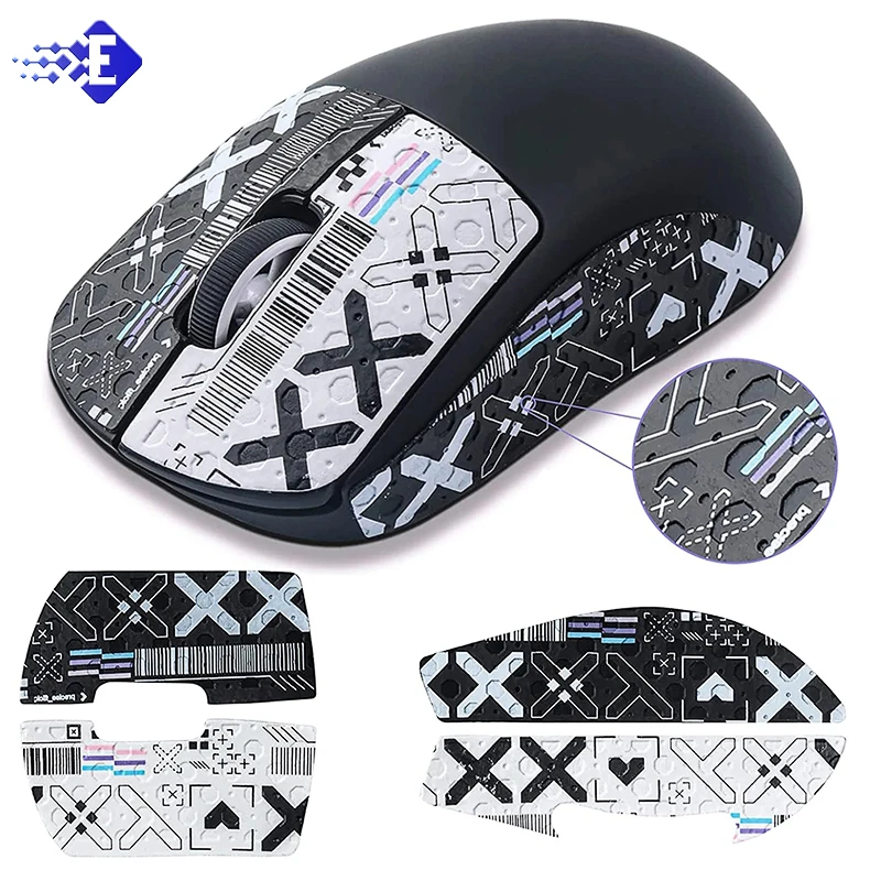 For Logitech G Pro X Superlight Wireless Mouse Mouse Grip Tape Skate Sticker Non Slip Suck Sweat Mouse Anti-Slip Sticker