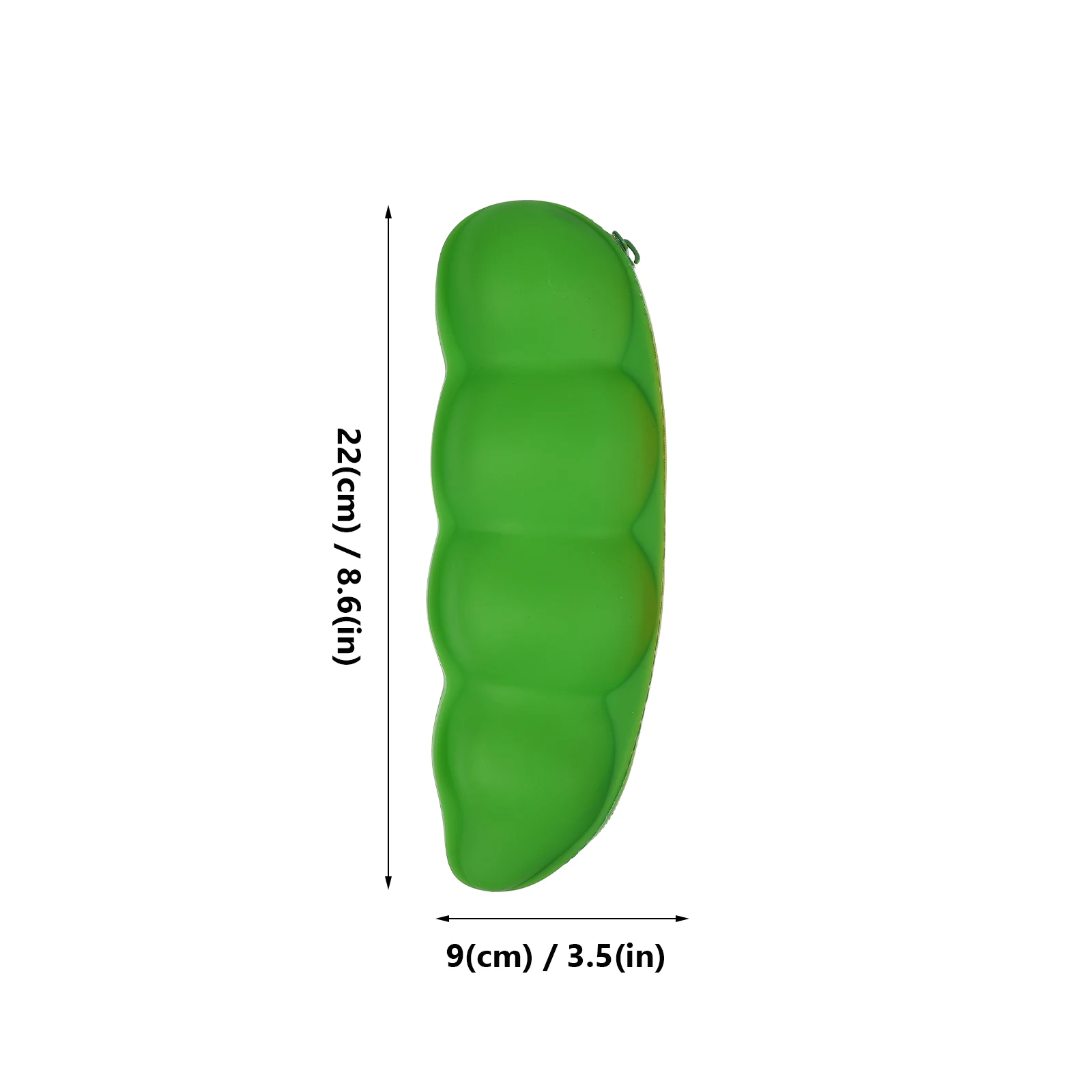 

2 Pcs Creative Pencil Bag Student Pouch School Supplies Case Silicone Vegetable