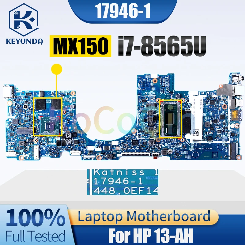 

17946-1 For HP 13-AH Notebook Mainboard i7-8565U MX150 N17S-LG-A1 Laptop Motherboard Full Tested