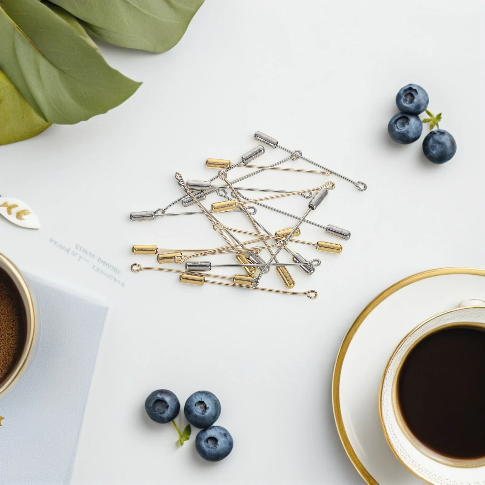 20 مجموعة التلبيب دبوس عصا إبرة Diy بها بنفسك دبابيس الحرفية دبابيس معدنية دعوى التعادل قبعة وشاح شارة صنع المجوهرات اكسسوارات النحاس