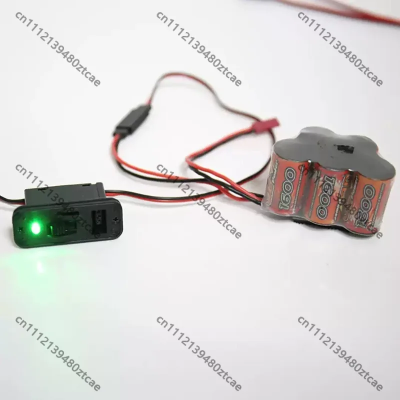 Power Switch With Charging Port Indicator Light RC Receiver Power Control Switch For RC Aircraft Drone Model Hardware Spare Part