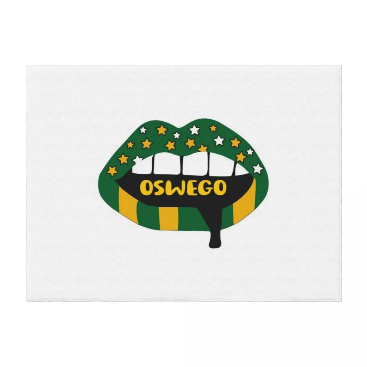 

SUNY Oswego Lips Throw Blanket Heavy Picnic Hairy Luxury Thicken Blankets