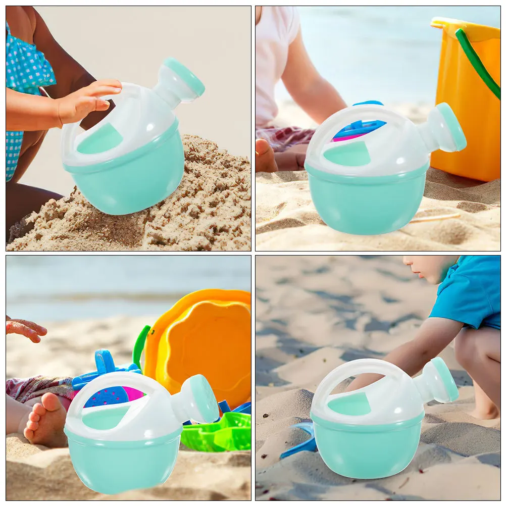 6pcs Kids Watering Can Small Plastic Flower Garden Beach Bathing For Children Outdoor Indoor Plants Care Portable