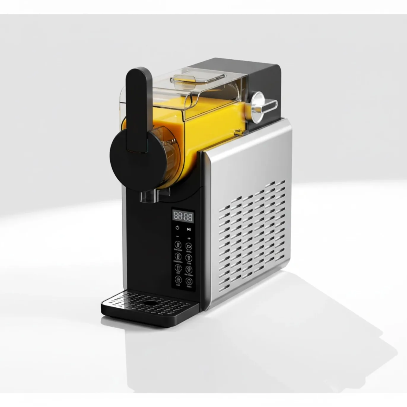 

220W Automatic Portable Slushie Machine Home Ice Cream Maker 2L with French Support and 6 Functions