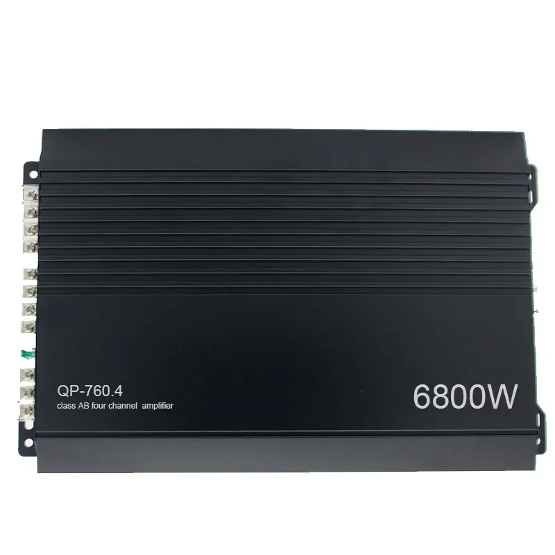 

Мощный автомобильный усилитель Quad Power 760.4, 6800 Вт, высокомощный аудиоусилитель для авто