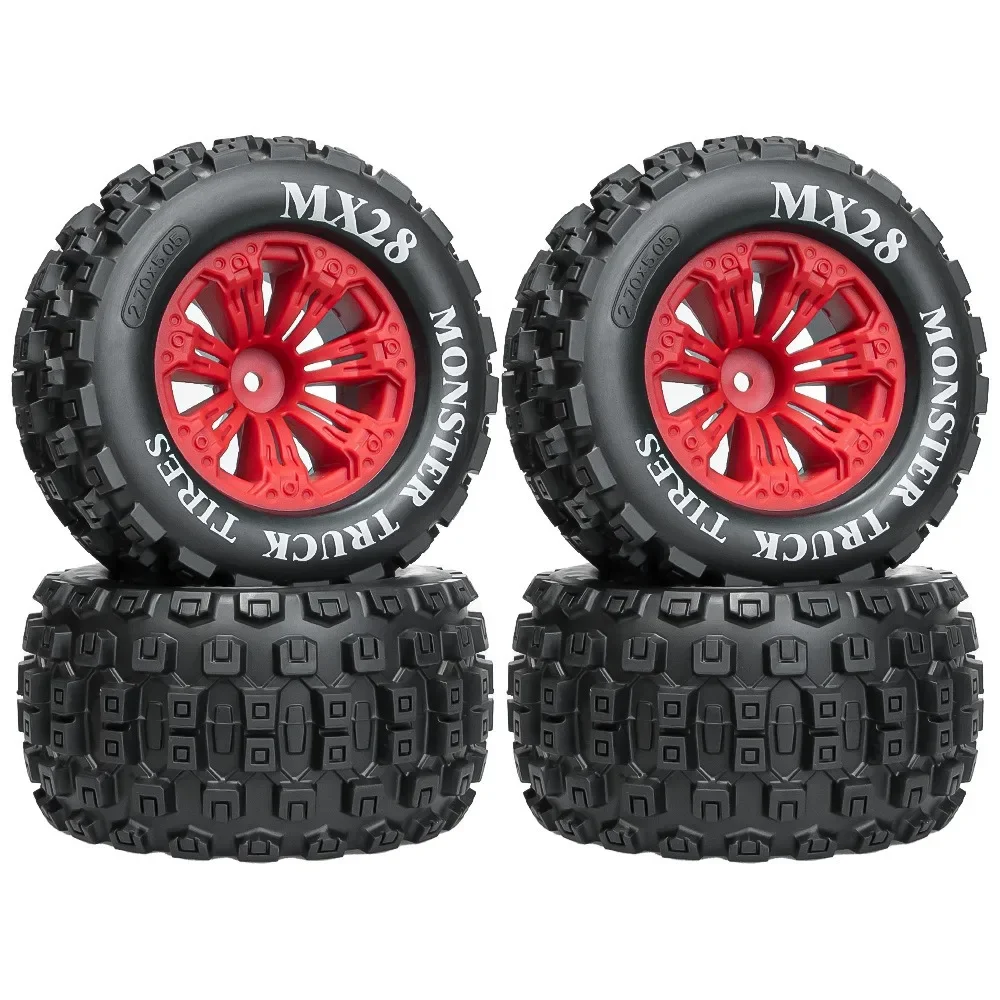 

RC model car 2.8-inch 1/10 large tire MX28 chocolate tread off-road wear-resistant 12mm coupling