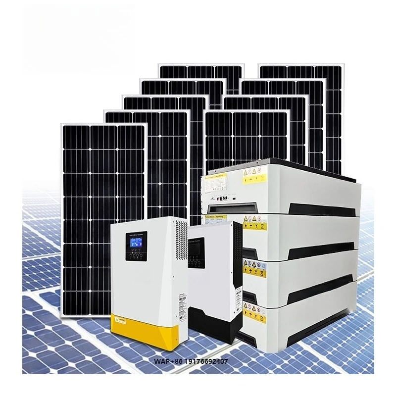 Complete JInsdon Set Solar Energy System 10000w Hybrid Solar System 3KW 5KW 8kw 10KW Solar Power System for Home