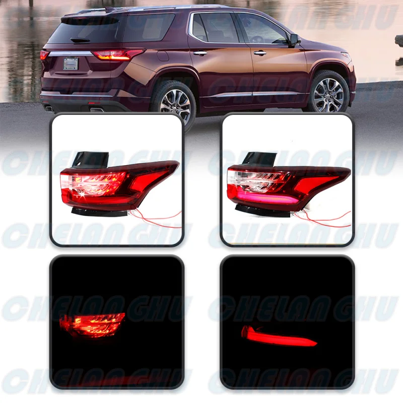 For Chevrolet Traverse 2018 2019 2020 US Version LED Right Outer Side Tail Light Rear Lamp Brake / Turn Light Car accessories