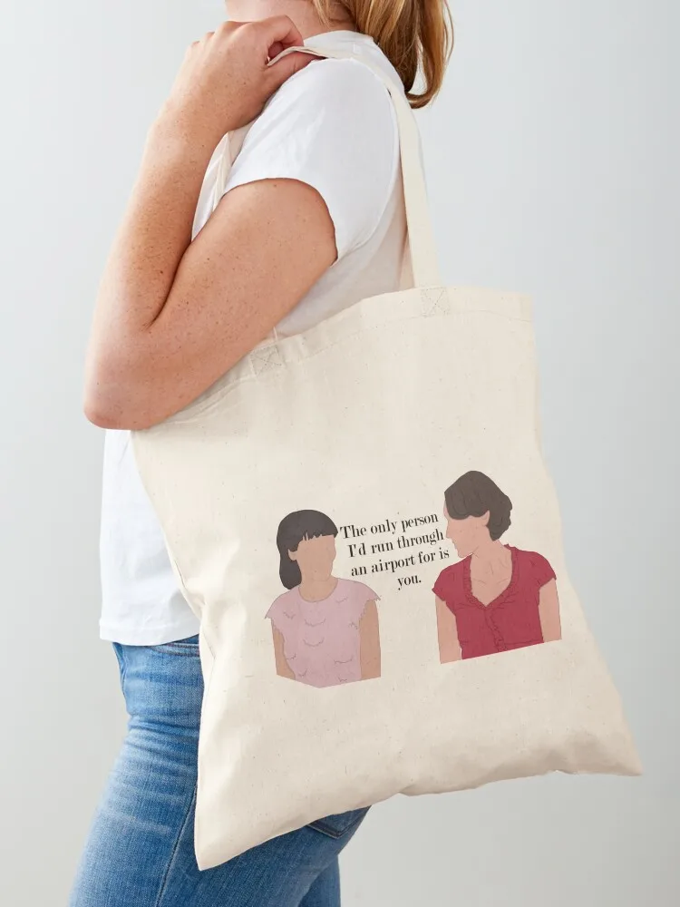 

Fleabag and Claire Airport Tote Bag Candy bags university shopper bag great bag Reusable bags