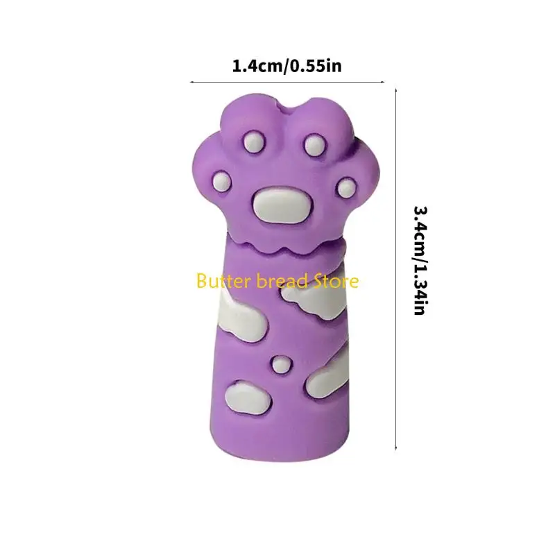 W89C 6 PCS CATS CLAW Pencil Cap