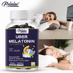 Adult Melatonin Supplement 10 Mg with L-Theanine, Tryptophan, Ashwagandha Supports Circadian Rhythm and Nervous System Health