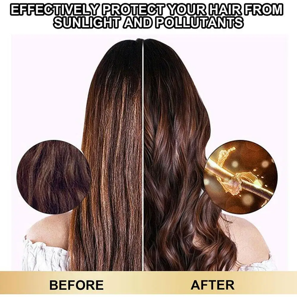 Magical Keratin Hair Mask For Maltreated Hair 5Seconds Repairing Damaged Frizzy Hairs Smoothing Nourish Straightening Hair Care image 4
