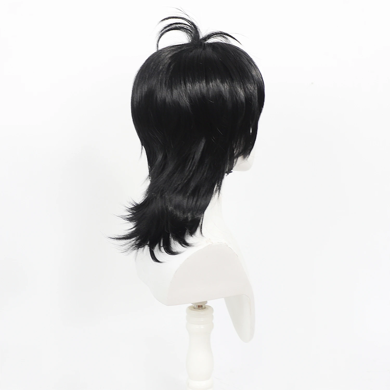 Kotaro Hibino Cosplay Otome Kaiju Caramelize Anime Wig Black Anime Cospaly Wig Wolf Cut Wig Roleplay Synthetic Wig Anime COS Wig