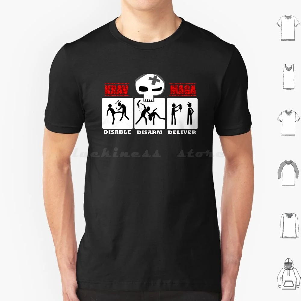 Krav Stickman –krav 3d Disable , Disarm , Deliver Humor T Shirt Men Women Kids 6xl Krav Maga Martial Arts Krav Gym Muay Thai