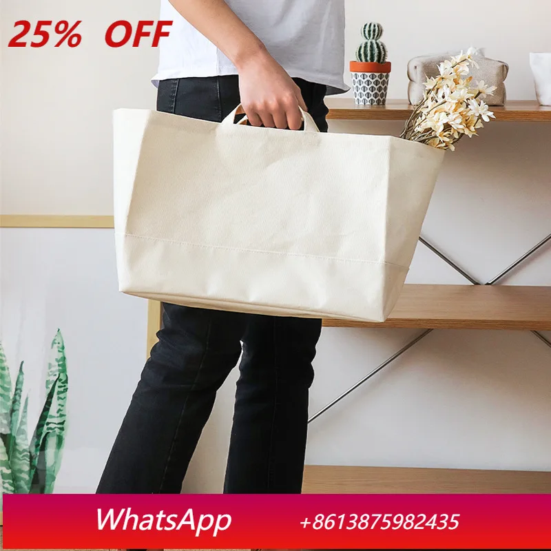 

Японская складная сумка-органайзер LTT из ткани для хранения, большая холщовая сумка-тоут