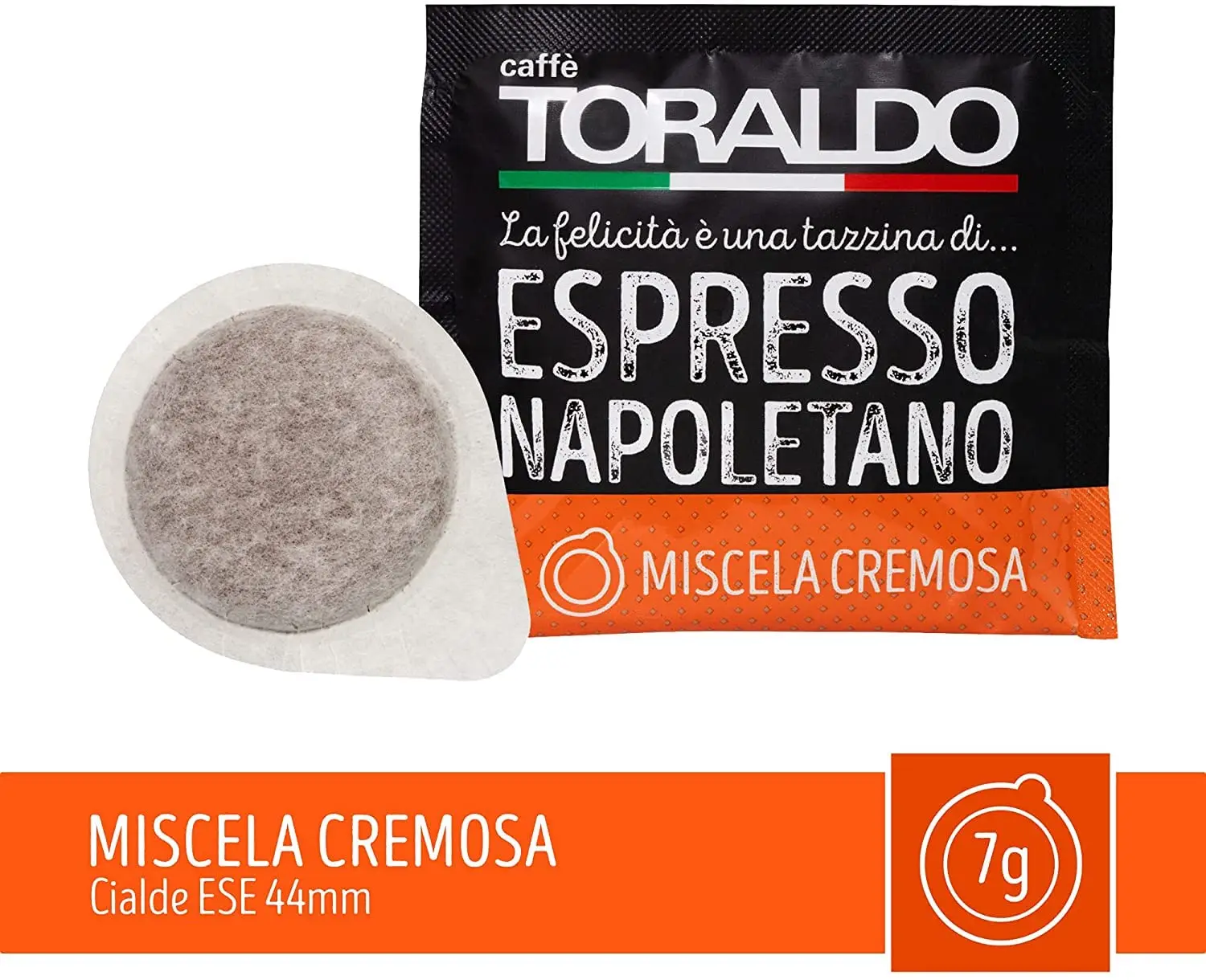 قهوة تورالدو 300 CIALDE ESE 44 مزيج كريموسا اكسبريسو نابوليتانو