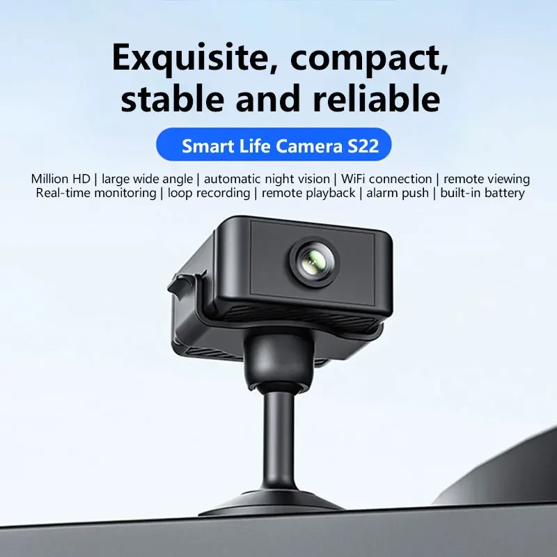 OnePlus 1080P HD Mini WiFi Security Camera Home Security Motion Detection SD Cloud Storage Night Vision Remote Real-time View