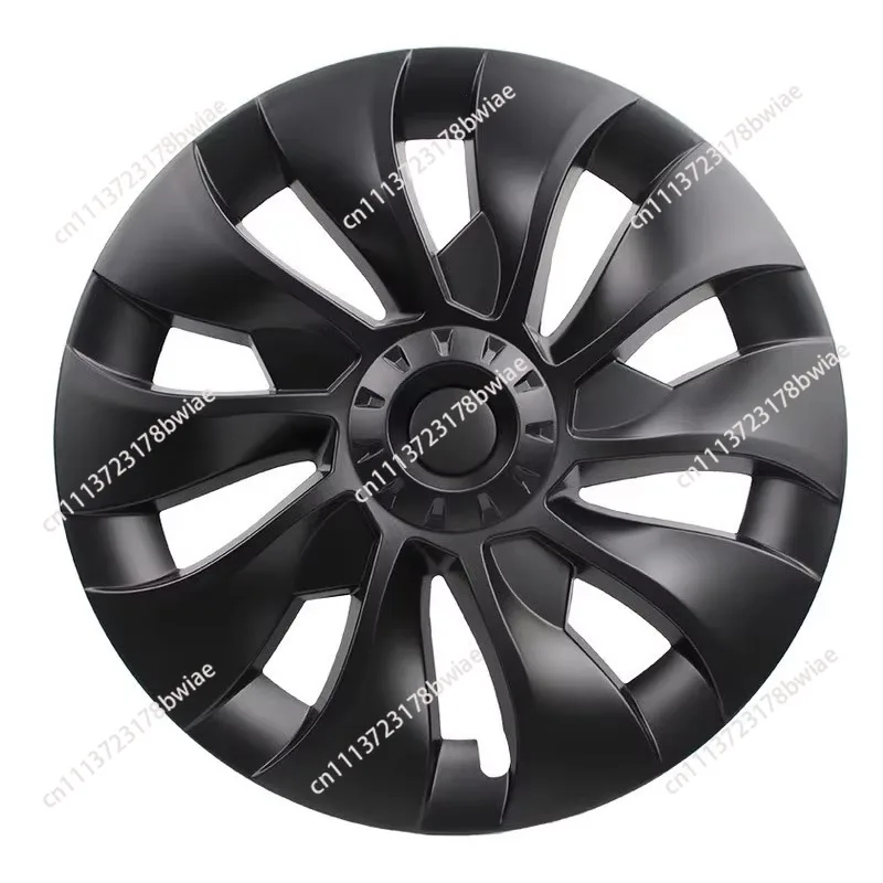 For Tesla Model 3 18-inch full-sided plastic protective hubcap accessories matte black/bright black