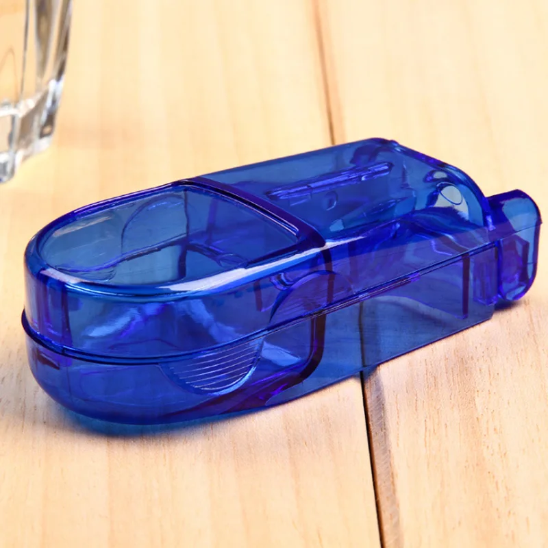 Pillensnijder Box Draagbare medicijndoos Tablet Cutter Splitter Geneeskunde Pillenhouder Pillensnijder Box