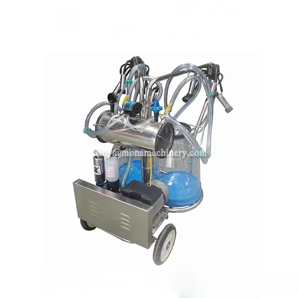 

Automatically Portable Small Single Bucket Manual Uht Goat Sheep Cow Milker Milking Machine Price for Dairy Farm