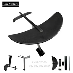UICE Hydrofoil Wing Foil Surfing Board Water Skiing Board 60/70/80cm Hydrofoil Carbon Wing Aluminum Body Mast Surfboard