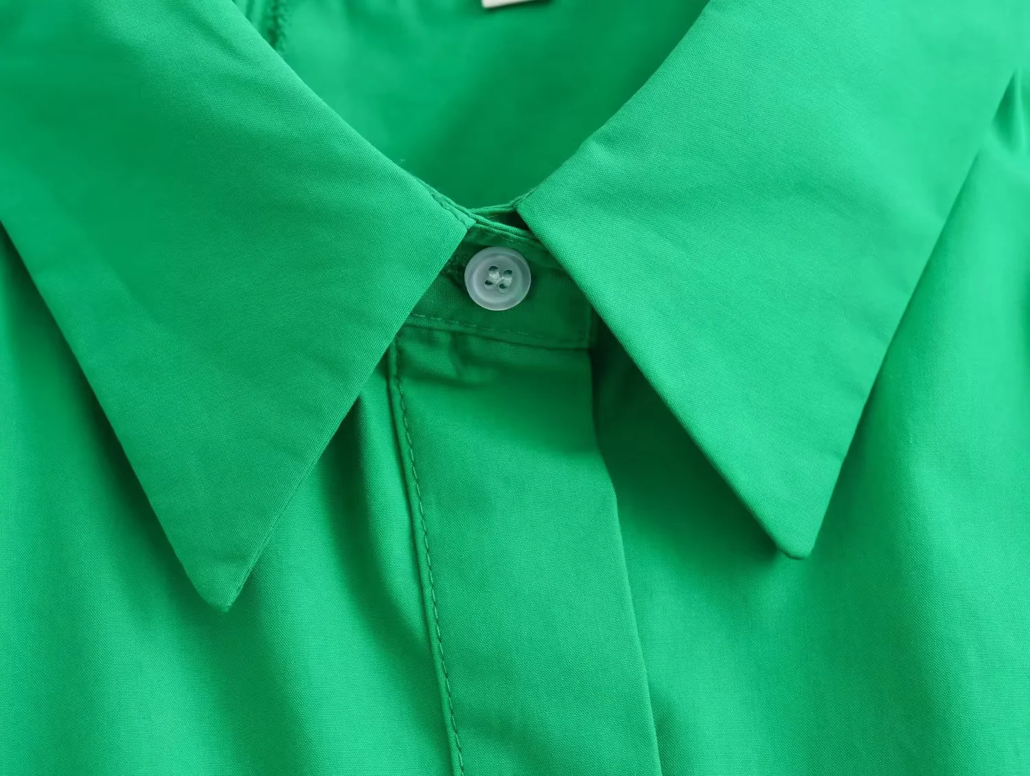 KONDALA Women Fall Shirt Short Dress Minimalist Lapel Short Sleeve Dress 2025 Summer Fashion Simple Versatile Female Chic Dress