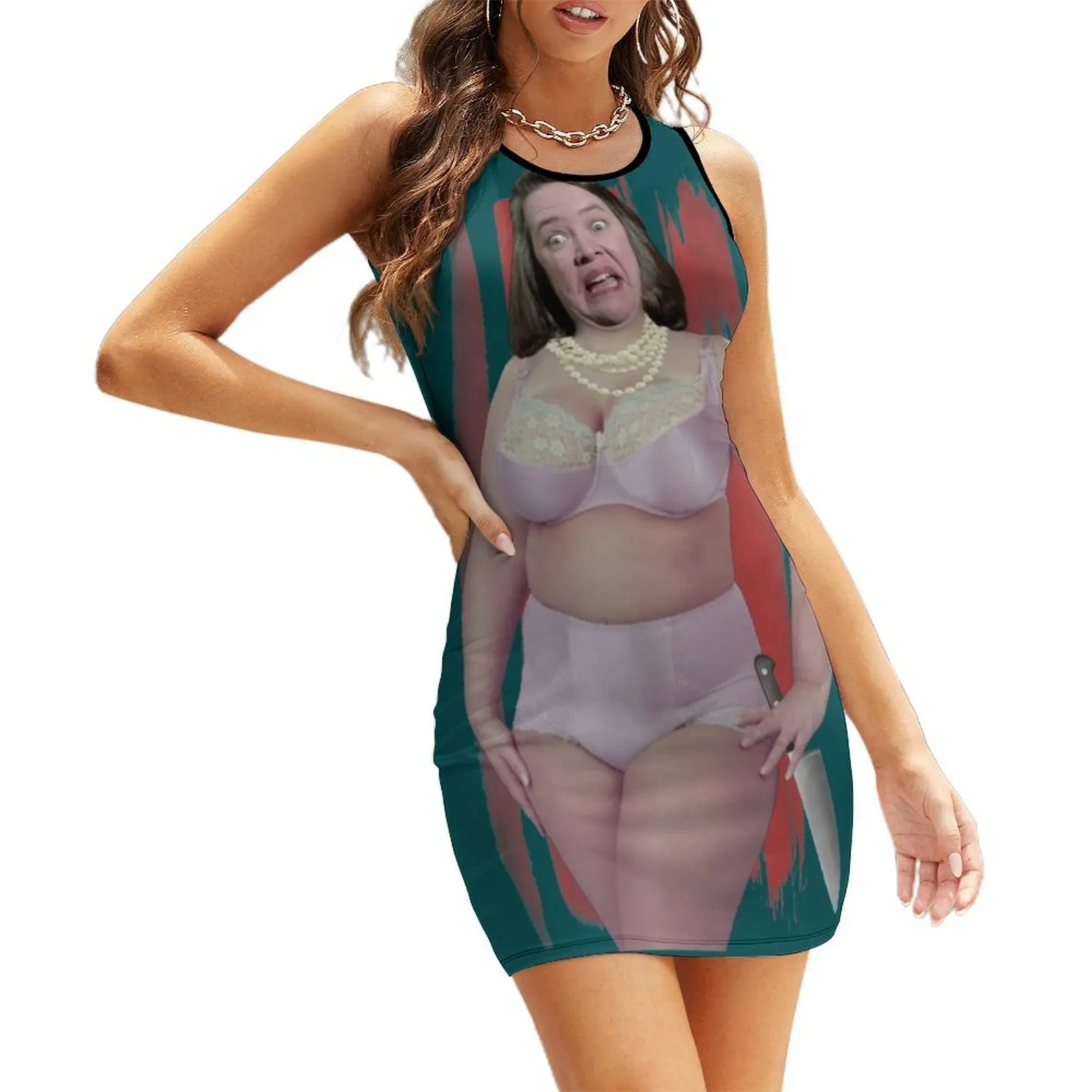 

Sexy Misery- Kathy Bates Sleeveless Sundress Casual dresses dresses for womens 2025 Woman clothing