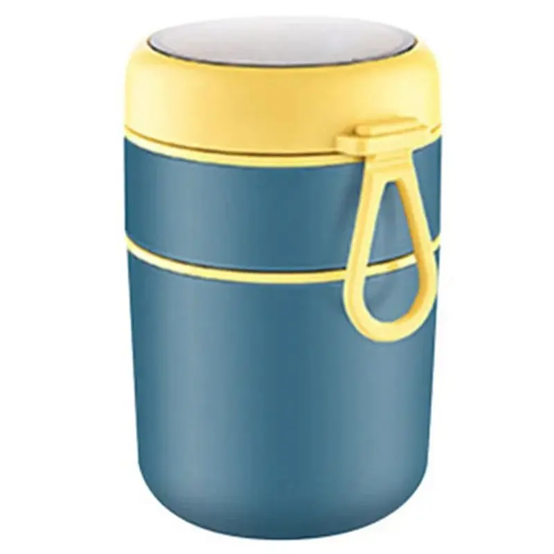 A83X-Stainless Steel Double Layer Stainless Steel Lunch Box Suitable For Students And Office Workers 710 Ml A