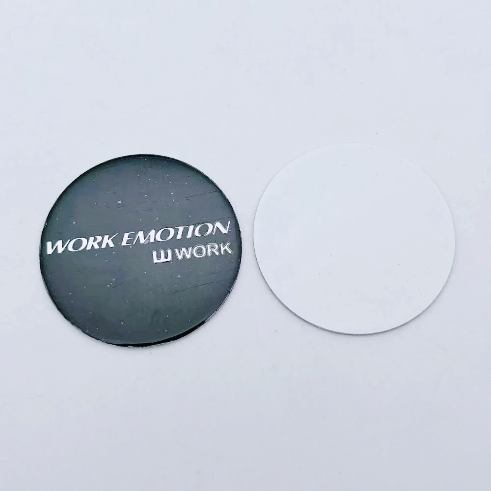 4pcs W Work Emotion Logo Emblem Badge45mm 50mm 56mm 65mm Car Stickers Car Wheel Center Caps Hubcaps Hub Cover Car Accessories