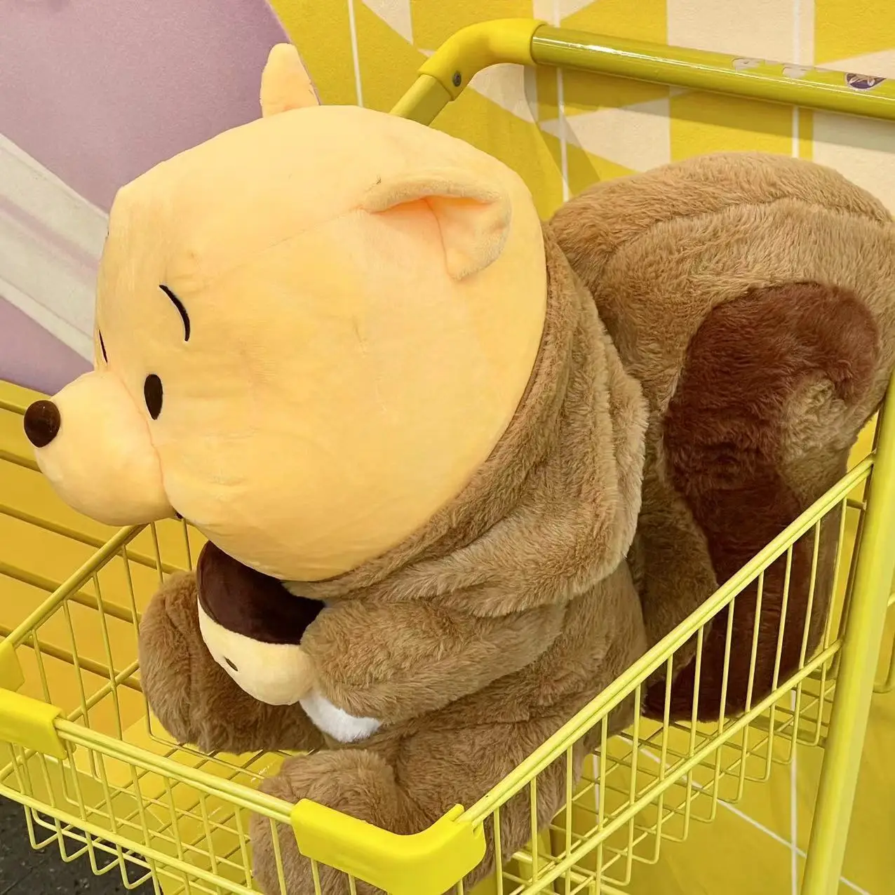 Peluche de oso Pooh en forma de ardilla, muñeco de peluche Kawaii, Winnie The Pooh, regalos para niños