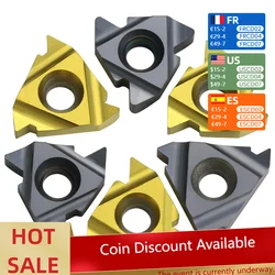 10pc CNC internal thread cutter blade 22ir N60 / N55 / 3.5/4/4.5/5.5/6 steel turning tool blade stainless iron thread cutter