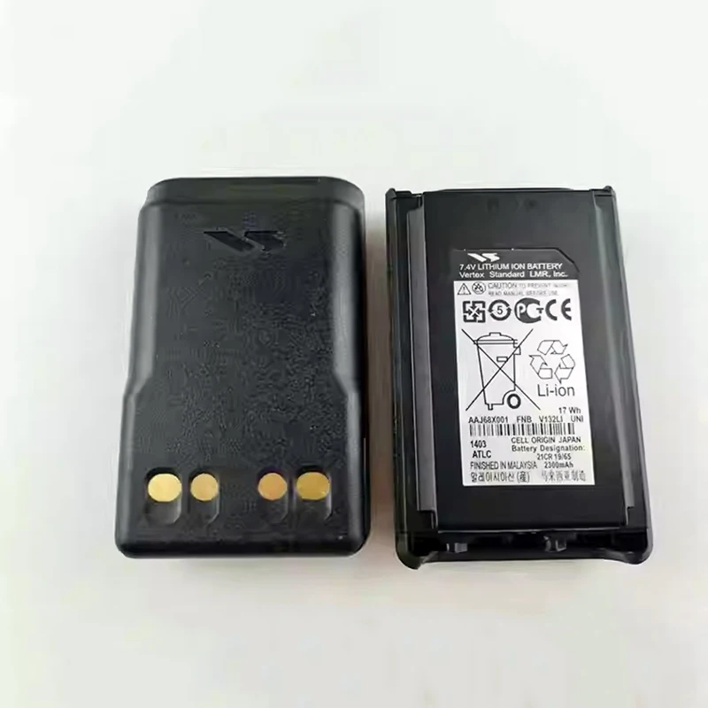 FNB-V132LI 2300mAh DC7.4V トランシーバー用リチウムイオンバッテリー Vertex VX-228 VX-230 VX-231 VX-234 双方向無線機用交換バッテリー