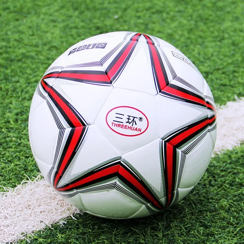 새로운 PU 소재 내마모성과 시원함을 겸비한 유럽컵 No. 축구 챔피언스 리그 월드컵 접착식 PVC4 축구공 5개