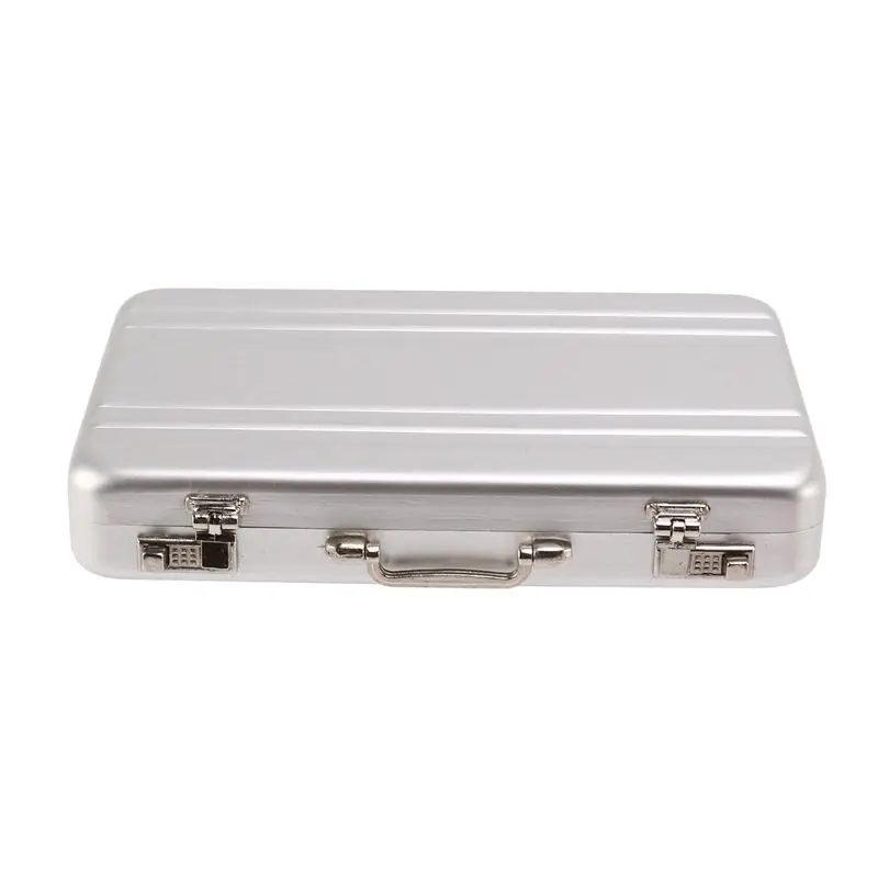 N36R-2X Business Card Case Mini Carry Case Card Case Card Password Case Only Used For Card Business Cards, Etc. Silver