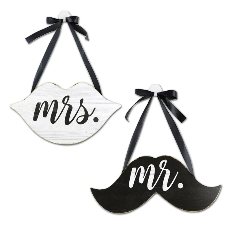 

DIY Home Decorations Fall and Christmas Wedding Decor Mr and Mrs Sign Slices Gift for Holiday Hanging Table Crafts