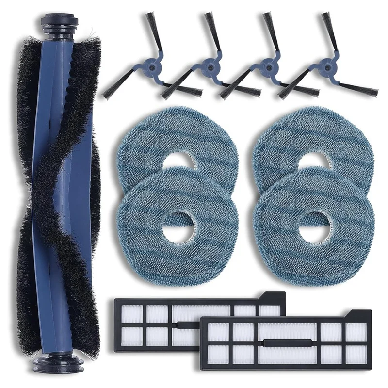 

WCS-For Eufy X10 Pro Omni Accessories Main Side Brush Hepa Filter Mop Cloth Dust Bag Replacement Parts