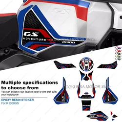 for R1300GS R 1300 GS Adventure 2025 Motorcycle Tank Pad Sticker 3D Gel Epoxy Resin Protective Sticker Decals Kit
