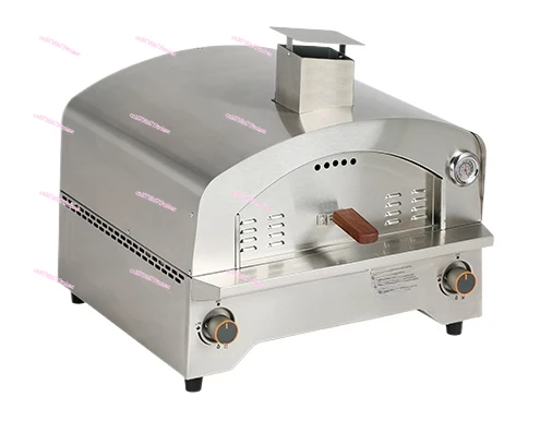 

Large gas pizza stove household kiln Italian pizza oven stainless steel outdoor portable