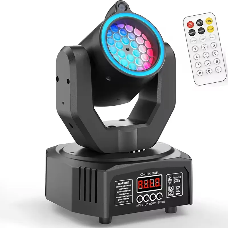 30W LED Moving Head Verlichting DMX512 Afstandsbediening Mini 3-in-1 Beam & Spot & Gobos Effect DJ Disco Verlichting